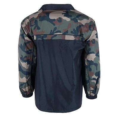 Men's Camo Lightweight Winderbreaker Rain Jacket