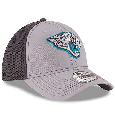 Men's New Era Gray/Graphite Jacksonville Jaguars Grayed Out Neo 2 39THIRTY Flex Hat