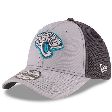 Men's New Era Gray/Graphite Jacksonville Jaguars Grayed Out Neo 2 39THIRTY Flex Hat