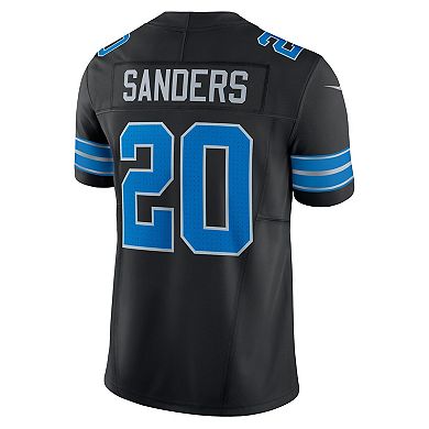 Men's Nike Barry Sanders Black Detroit Lions 2nd Alternate Vapor F.U.S.E. Limited Jersey