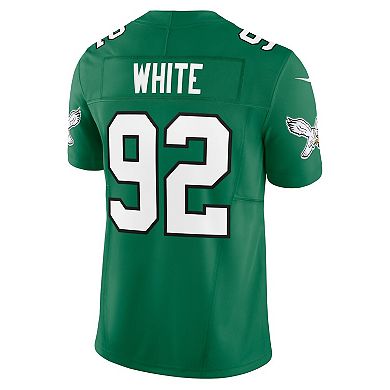 Men's Nike Reggie White Kelly Green Philadelphia Eagles Alternate Vapor F.U.S.E. Limited Jersey