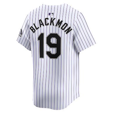 Youth Nike Charlie Blackmon White Colorado Rockies Home Limited Player Jersey