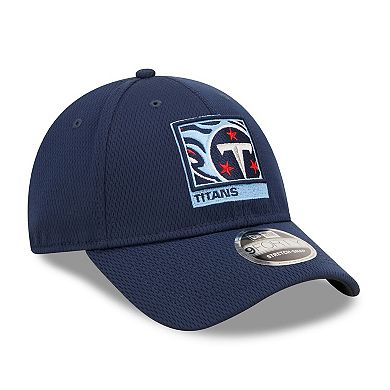 Men's New Era Navy Tennessee Titans Framed AF 9FORTY Snapback Hat
