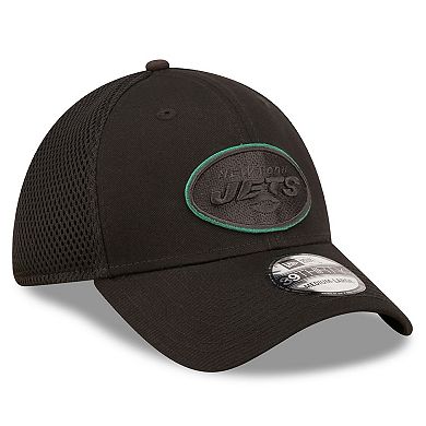 Men's New Era Black New York Jets Team Neo 39THIRTY Flex Hat