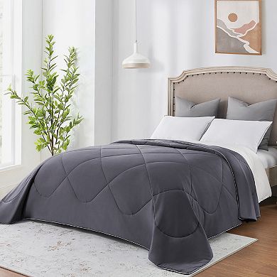 Unikome Silk Smooth Cooling Comforter, Lightweight Cooling Blanket