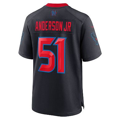 Men's Nike Will Anderson Jr. Navy Houston Texans 2nd Alternate Game Jersey