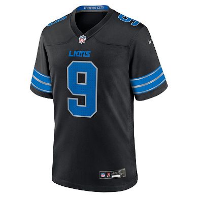 Men's Nike Jameson Williams Black Detroit Lions 2nd Alternate Game Jersey