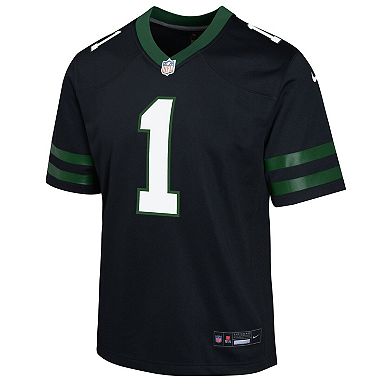 Youth Nike Ahmad Sauce Gardner Legacy Black New York Jets Alternate Game Jersey