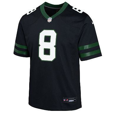 Youth Nike Aaron Rodgers Legacy Black New York Jets Alternate Game Jersey