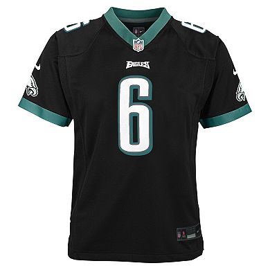 Youth Nike DeVonta Smith Black Philadelphia Eagles Game Jersey