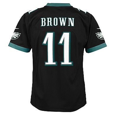 Youth Nike A.J. Brown Black Philadelphia Eagles Game Jersey