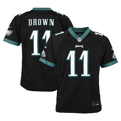 Youth Nike A.J. Brown Black Philadelphia Eagles Game Jersey