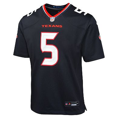 Youth Nike Jalen Pitre Navy Houston Texans Game Jersey