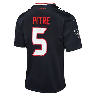 Youth Nike Jalen Pitre Navy Houston Texans Game Jersey