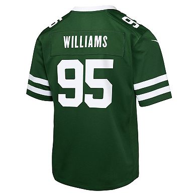 Youth Nike Quinnen Williams Legacy Green New York Jets Game Jersey