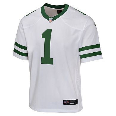 Youth Nike Ahmad Sauce Gardner Legacy White New York Jets Game Jersey