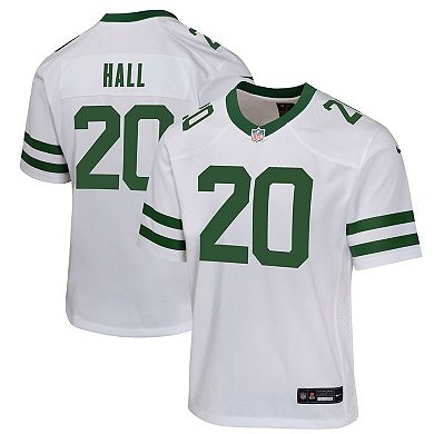 Youth Nike Breece Hall Legacy White New York Jets Game Jersey