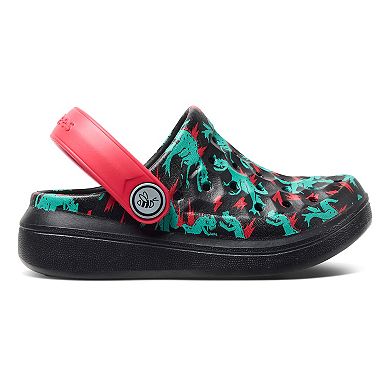 Joybees Varsity Kids Printed Clogs