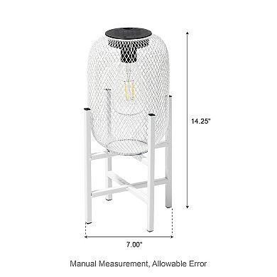 Glitzhome Slim-shaped Outdoor Lantern With Stand