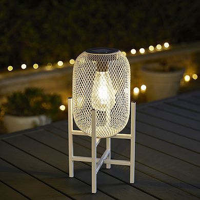 Glitzhome Slim-shaped Outdoor Lantern With Stand