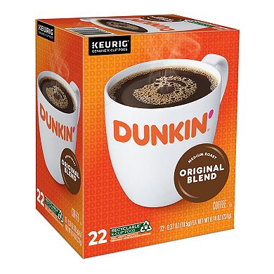 Keurig Dunkin' Original Blend 22-Count Single Serve K-Cup Pods