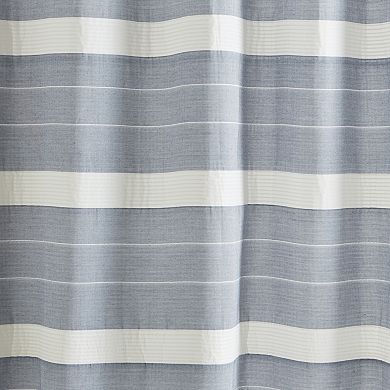 Martha Stewart Adrien Woven Stripe Shower Curtain