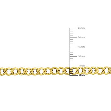 Stella Grace 14k Gold Men's Curb Chain Necklace