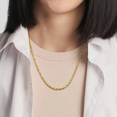 Stella Grace 14k Gold Rope Chain Necklace