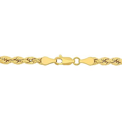 Stella Grace 10k Gold Rope Chain Bracelet
