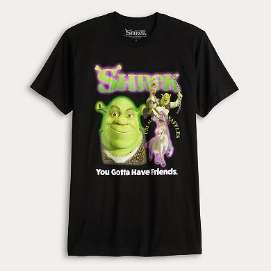 Men's Shrek "You Gotta Have Friends" Faux Bootleg Graphic Tee