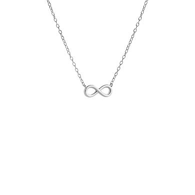 PRIMROSE Sterling Silver Infinity Symbol Necklace