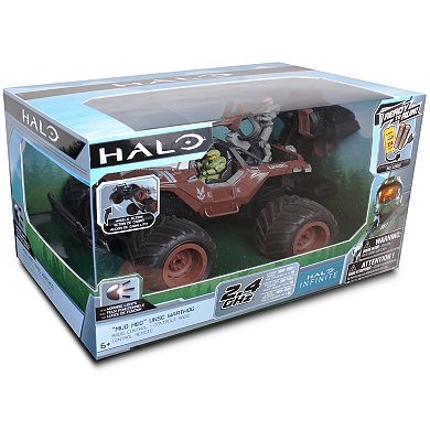 NKOK HALO Infinite RC: UNSC Warthog "Mud Hog" Stunt Performing Radio Control Vehicle