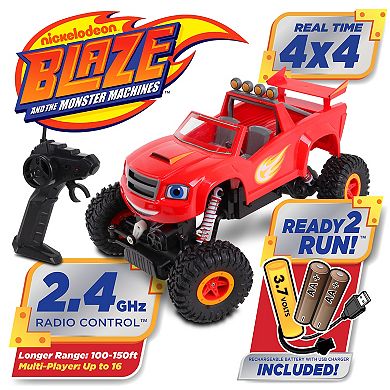 NKOK Blaze & The Monster Machines: Rock Crawler Remote Controlled Monster 4x4 Truck
