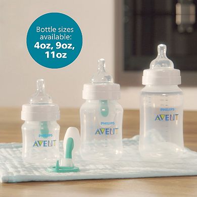 Philips Avent 9-oz. Anti-Colic Newborn Baby Bottle With AirFree Vent 3-Pack