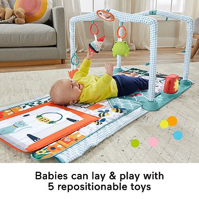 Fisher-Price 3-in-1 Baby Gym Sensory & Fine Motor Toy