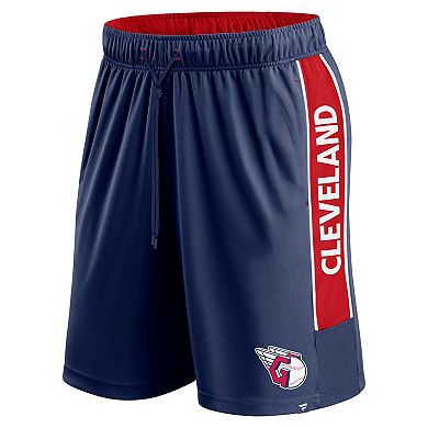 Men's Fanatics Navy Cleveland Guardians Win The Match Defender Shorts