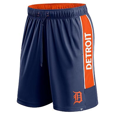 Men's Fanatics Navy Detroit Tigers Win The Match Defender Shorts