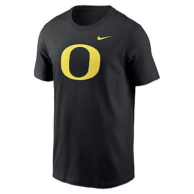 Men's Nike Black Oregon Ducks Primetime Evergreen Logo T-Shirt