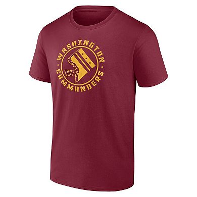 Men's Fanatics Burgundy Washington Commanders Hometown Offensive Drive T-Shirt