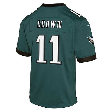 Youth Nike A.J. Brown Midnight Green Philadelphia Eagles Game Jersey