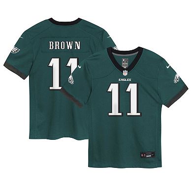 Toddler Nike A.J. Brown Midnight Green Philadelphia Eagles Game Jersey