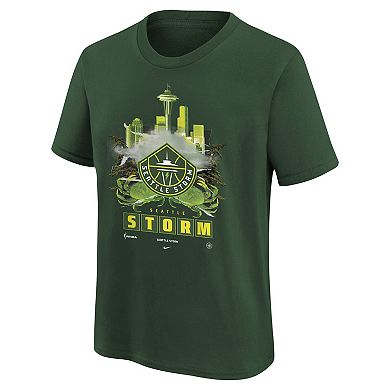 Youth Nike Hunter Green Seattle Storm Original Content Max90 T-Shirt