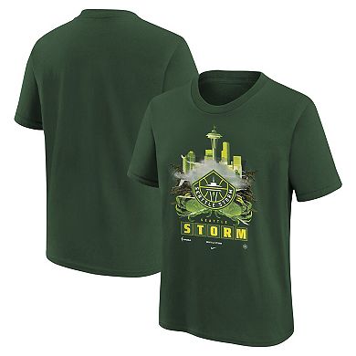 Youth Nike Hunter Green Seattle Storm Original Content Max90 T-Shirt