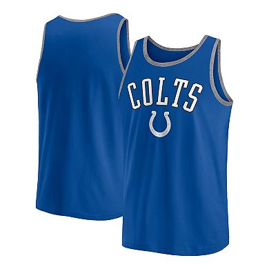 Men's Fanatics Royal Indianapolis Colts Bet Tank Top