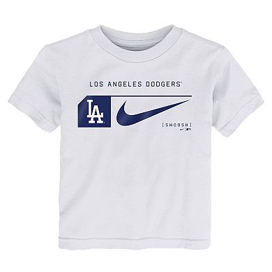 Preschool Nike White/Royal Los Angeles Dodgers Two-Piece T-Shirt & Shorts Set