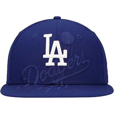 Men's New Era Royal Los Angeles Dodgers Shadow Logo 59FIFTY Fitted Hat