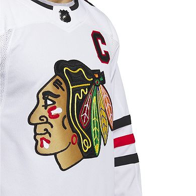 Men's adidas Jonathan Toews White Chicago Blackhawks Away Primegreen Authentic Pro Player Jersey