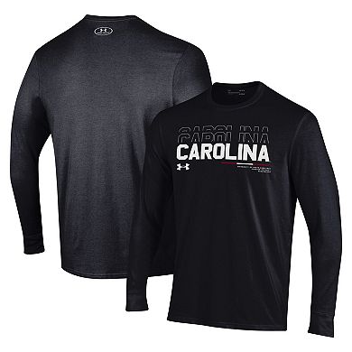 Men's Under Armour Black South Carolina Gamecocks Sideline Long Sleeve T-Shirt