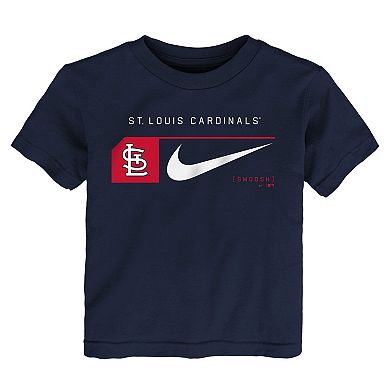 Preschool Nike Navy/Red St. Louis Cardinals Two-Piece T-Shirt & Shorts Set