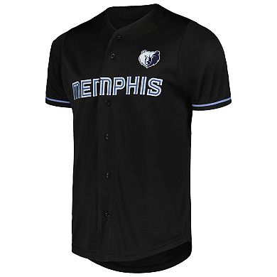 Men's Fanatics Black Memphis Grizzlies Pop Baseball Jersey